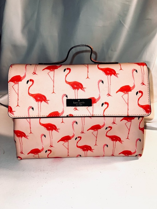 kate spade Handbags - KATE SPADE Flamingo Shore Street Lita Makeup Bag Cosmetic Travel Case PINK RARE!